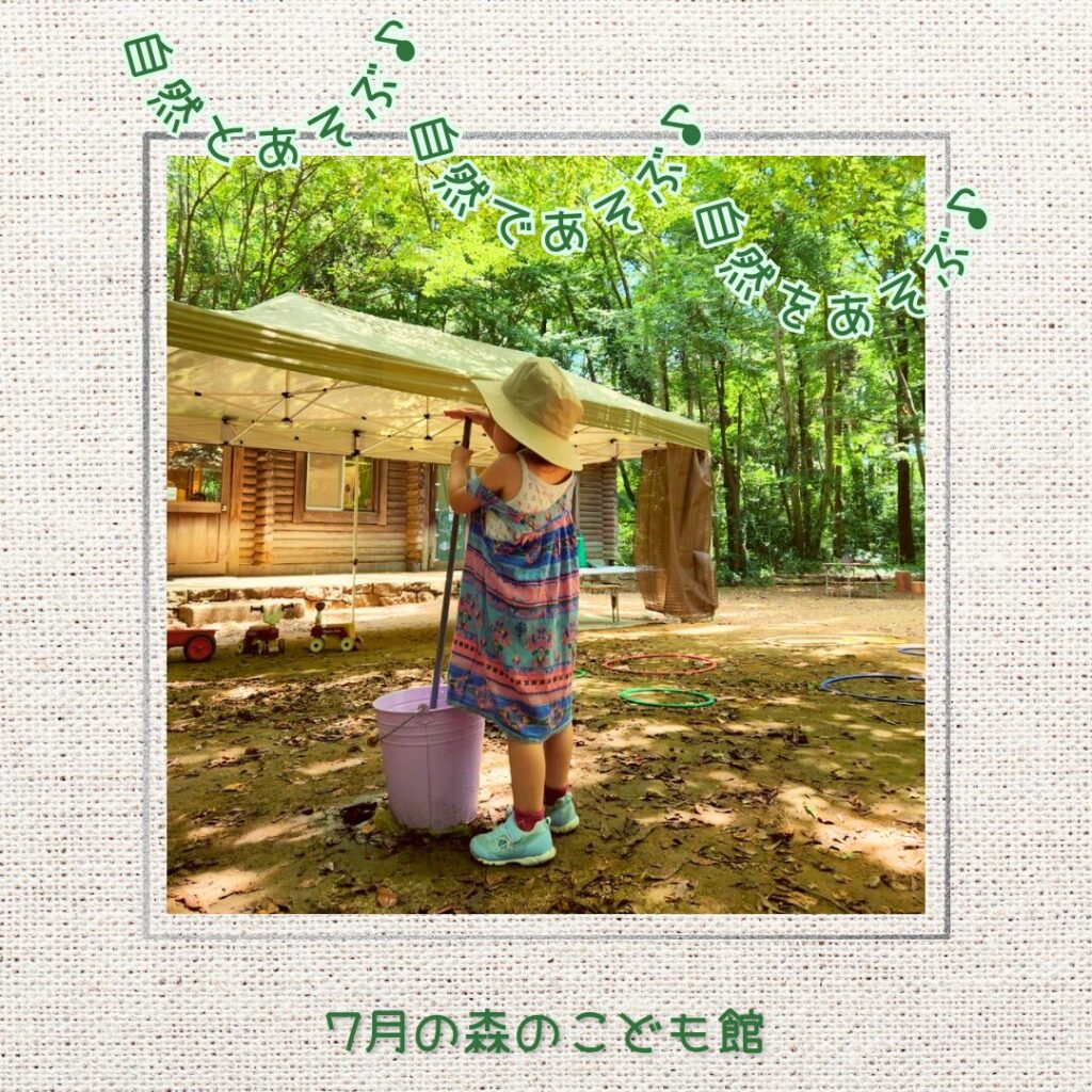 2025年7月の森のこども館の様子