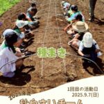 森のこども隊 秋やさいチーム 1回目の活動の様子